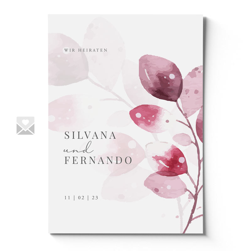 Hochzeitseinladung Silvana