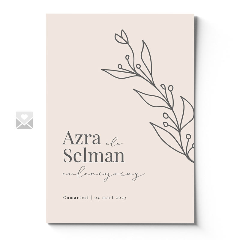 Hochzeitseinladung Azra