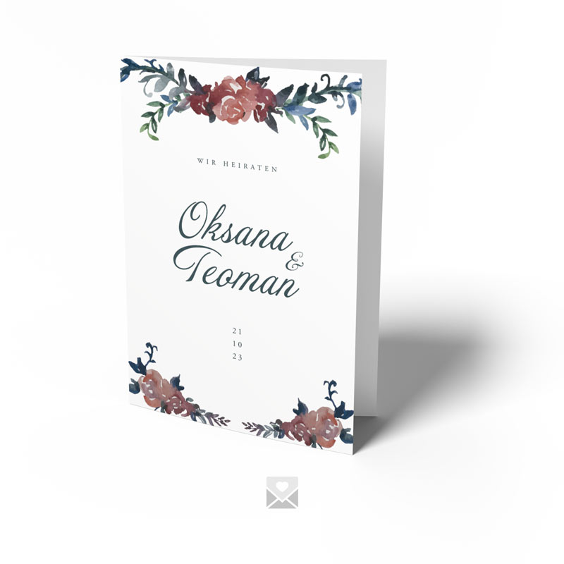 Hochzeitseinladung Oksana