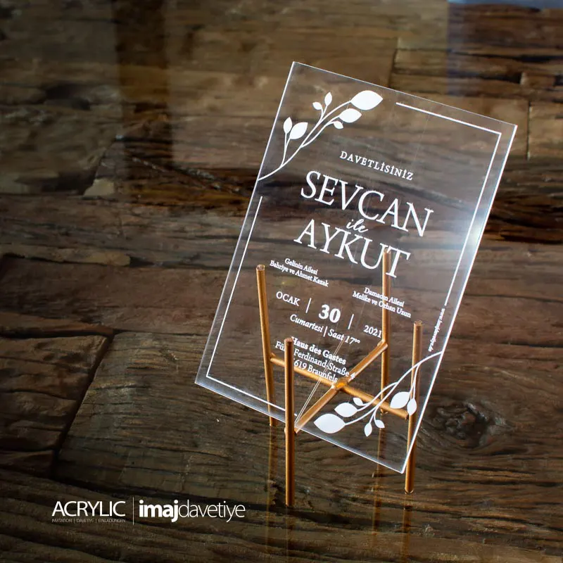Acryl Einladung - Sevcan
