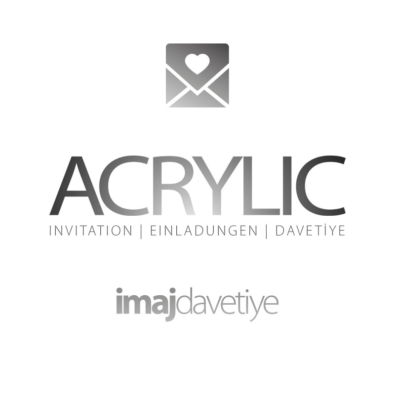 Acryl Einladung - Regina