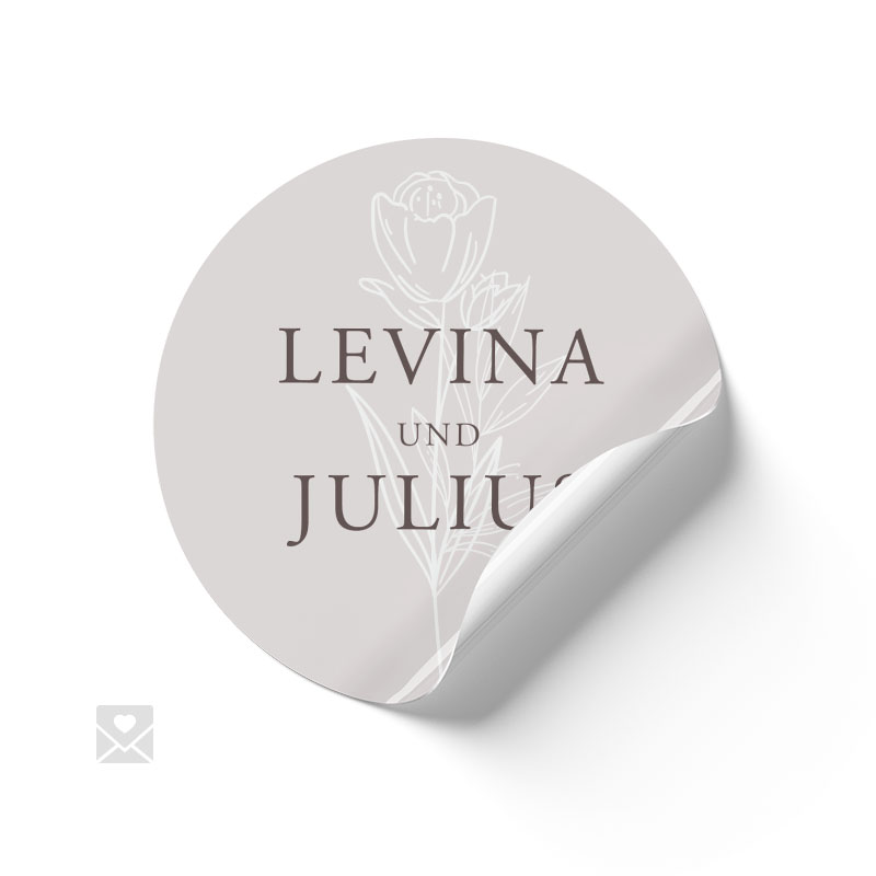 Sticker Aufkleber Levina