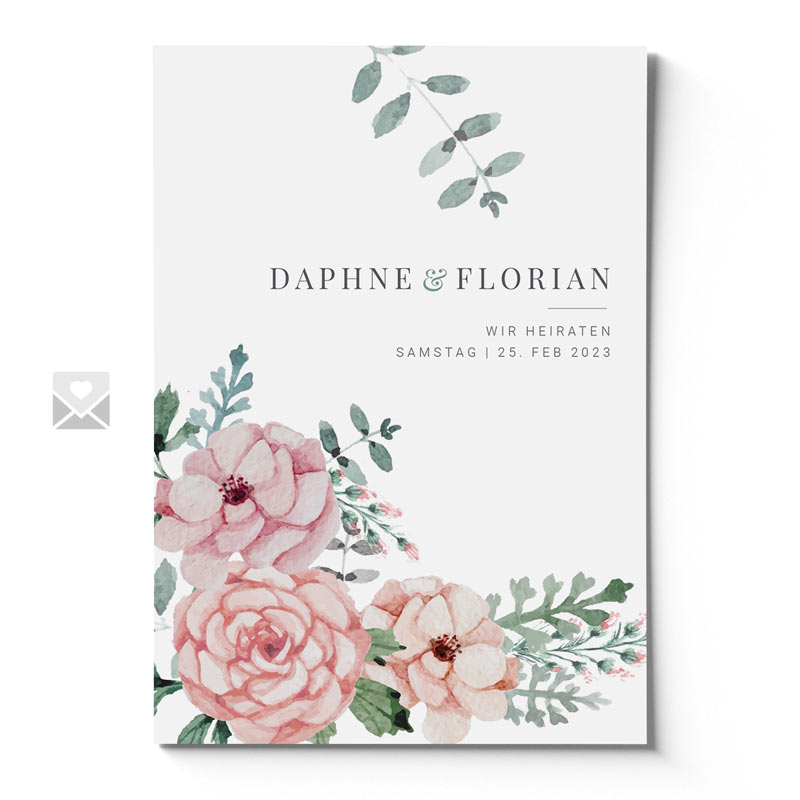 Hochzeitseinladung Daphne