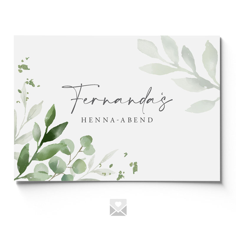 Henna Einladung Fernanda