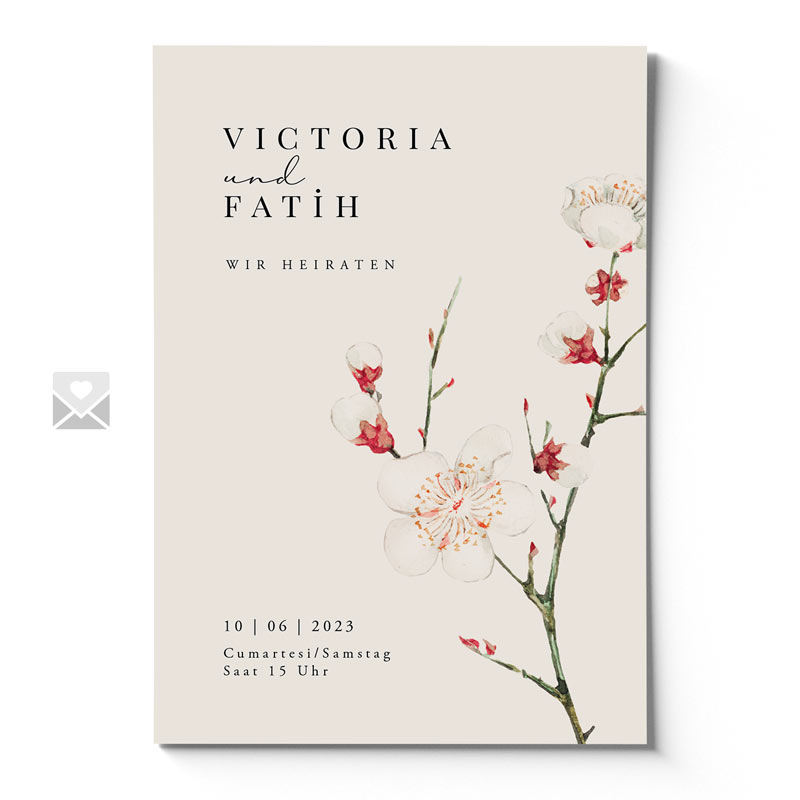 Hochzeitseinladung Victoria