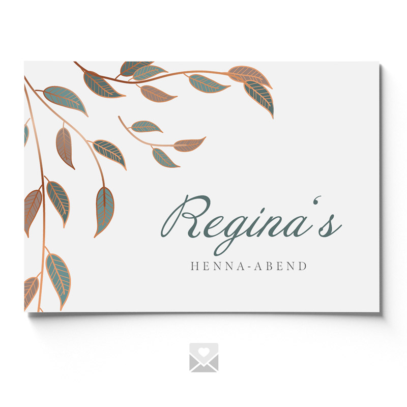 Henna Einladung Regina